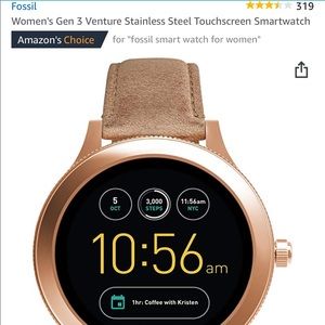 Women’s Fossil Gen 3 Venture Smartwatch